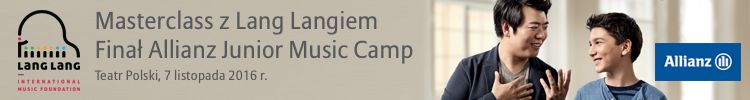 Masterclass z Lang Langiem w Warszawie podczas Allianz Junior Music Camp 2016