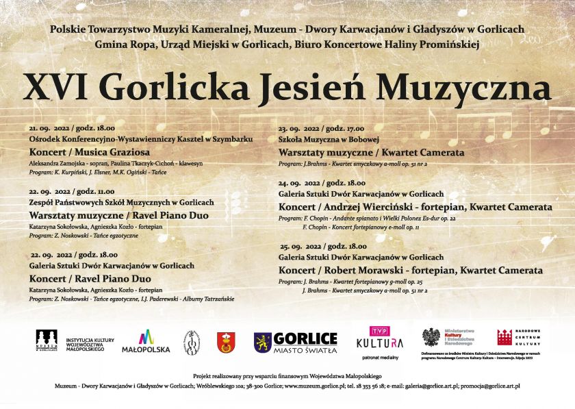 XVI Festiwal Gorlicka Jesień Muzyczna