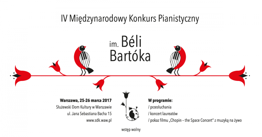 IV Międzynarodowy Konkurs Pianistyczny im. Béli Bartóka dla Dzieci i Młodzieży w Służewskim Domu Kultury