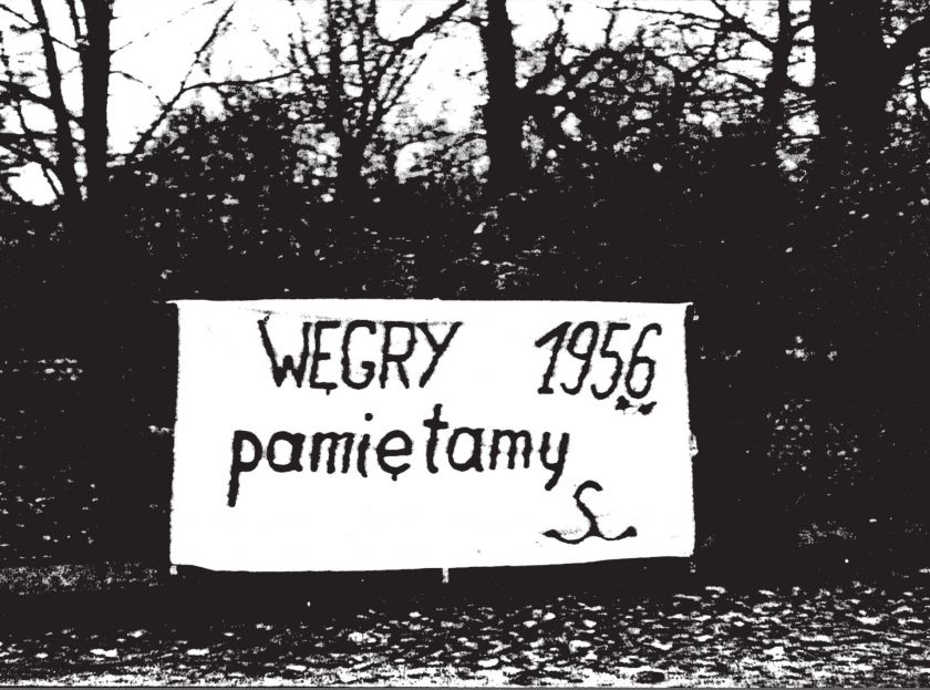 Odsłonięcie Pomnika Solidarności Polaków z Węgrami 1986