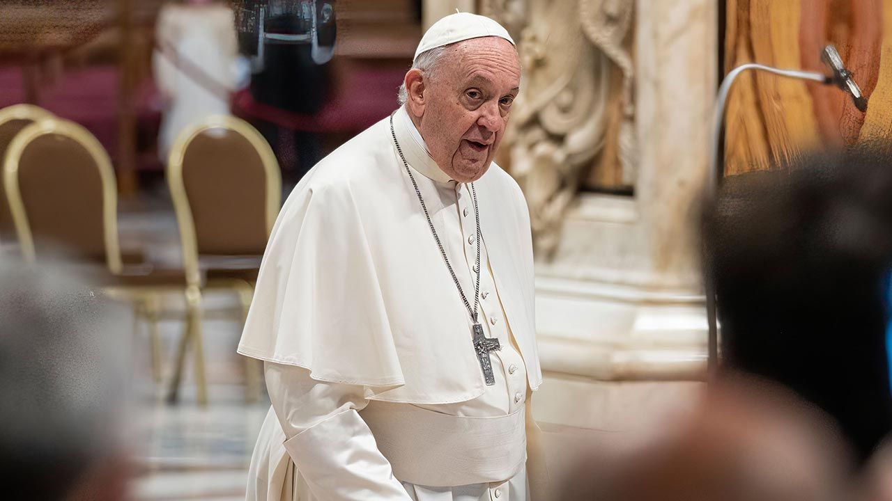 Papież Franciszek (fot.  Stefano Costantino/SOPA Images/LightRocket via Getty Images)