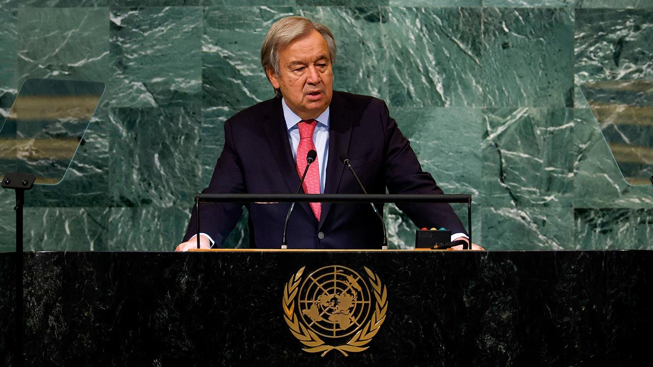 Sekretarz generalny ONZ Antonio Guterres (fot. Anna Moneymaker/Getty Images)