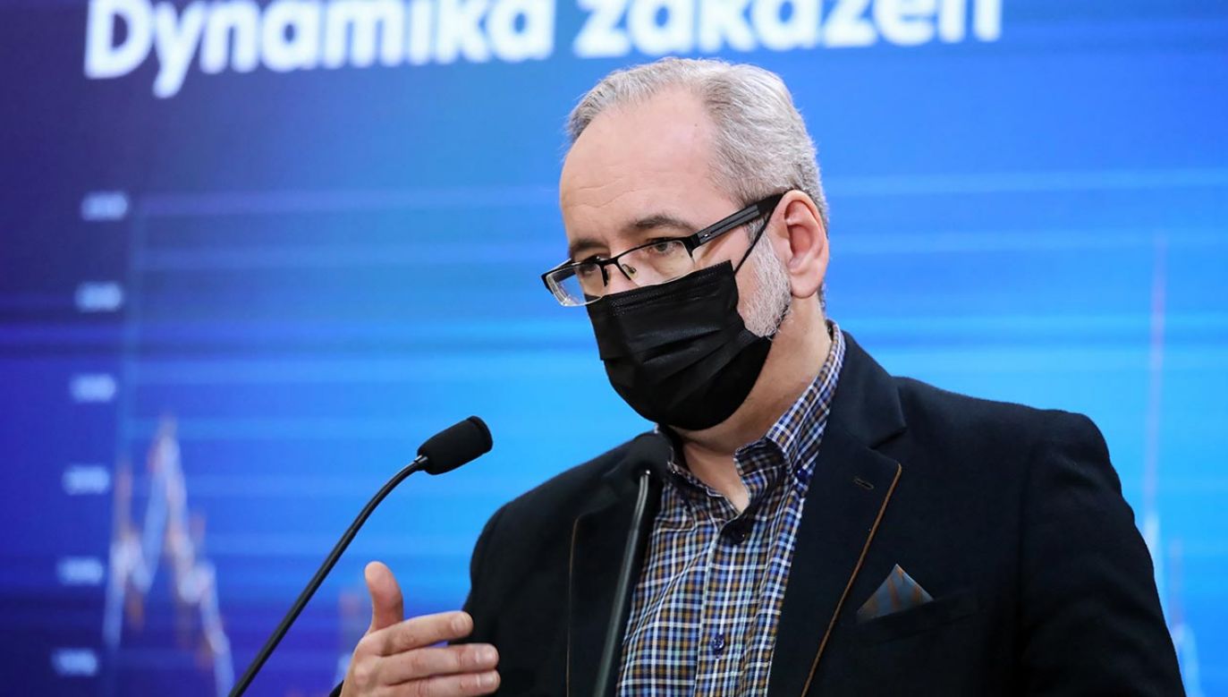 Konferencja ministra zdrowia - nowe infromacje z rządu (fot. PAP/Tomasz Gzell)