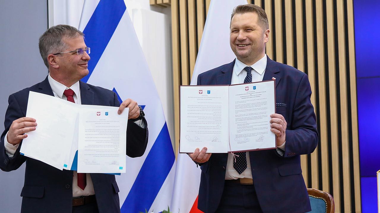 Los Ministros de Educación y Ciencia de Polonia e Israel firmaron una declaración sobre encuentros de jóvenes