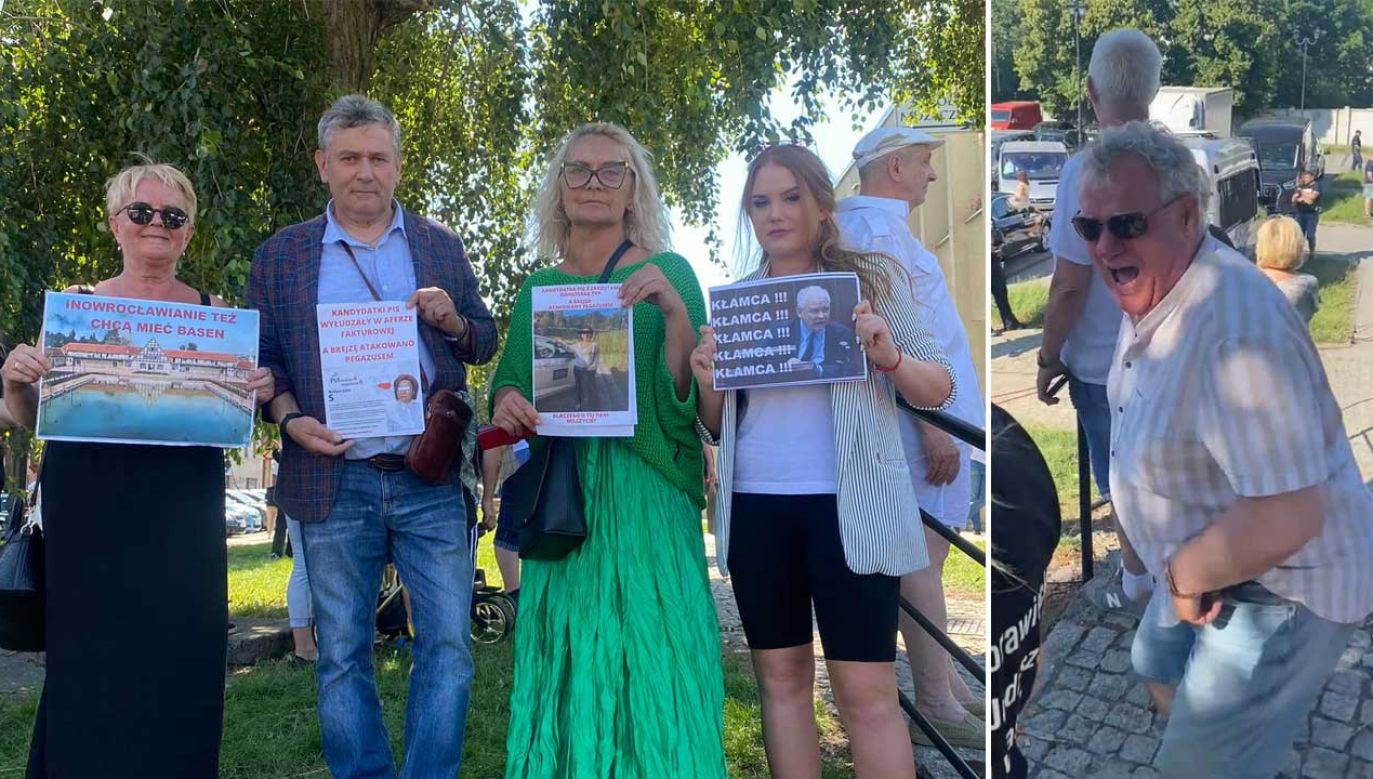Kim są członkowie manifestacji zorganizowanej w Inowrocławiu? (fot. TT/ekazikowska; FB/Wiktoria Radulska)