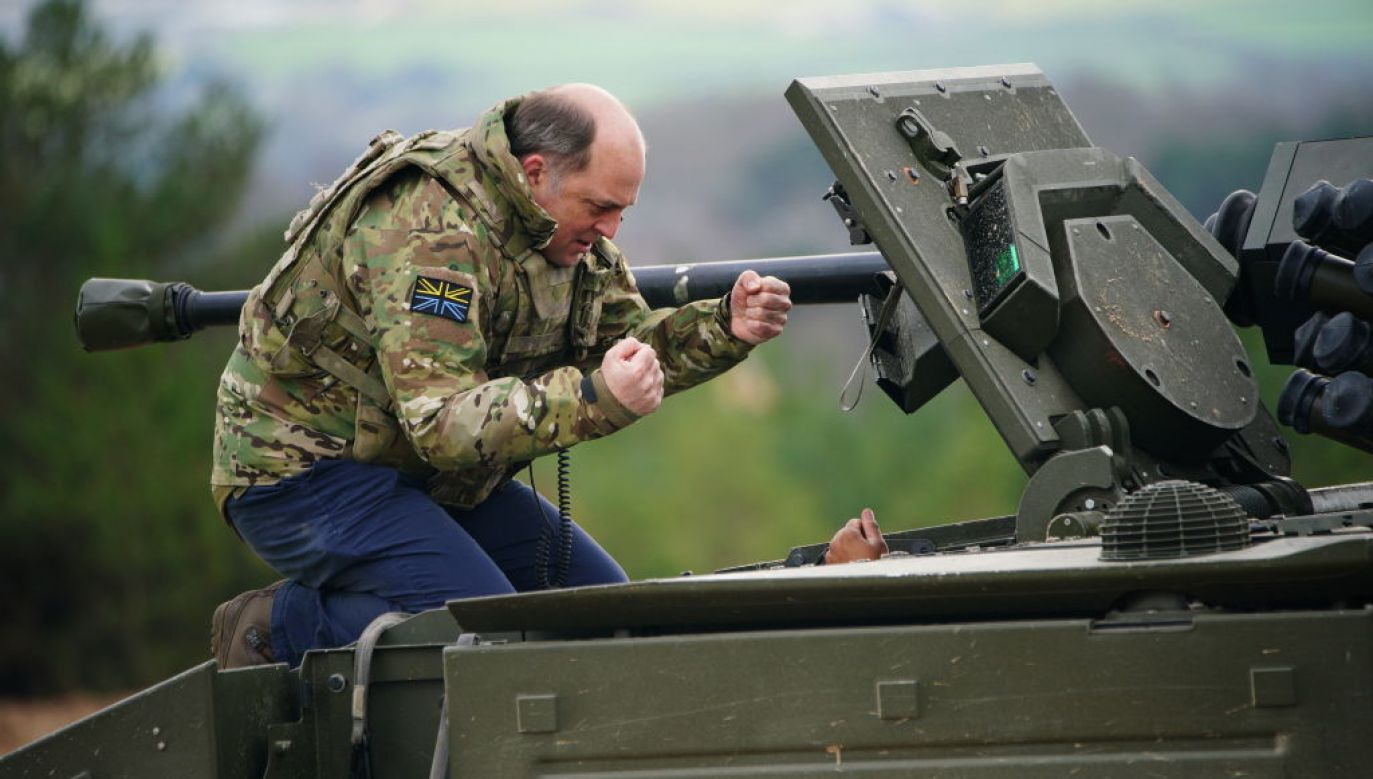 Minister obrony narodowej Wlk. Brytanii Ben Wallace wierzy w odbicie Krymu przez Ukraińców. (Fot. Ben Birchall — Pool/Getty Images)