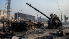 Powszechna bolączka rosyjskich czołgów: oderwane wieżyczki (fot. Maximilian Clarke/SOPA Images/LightRocket via Getty Images)
