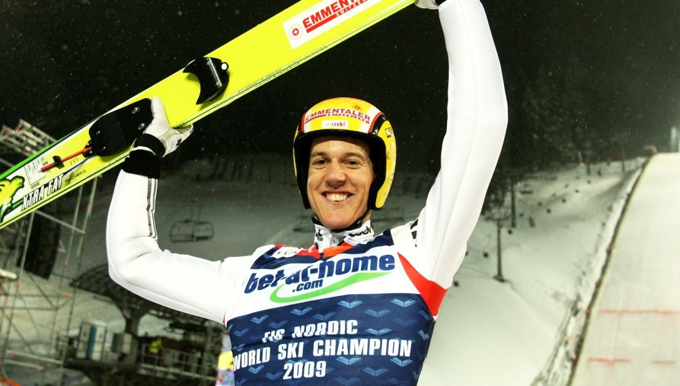 Andreas Kuettel w 2009 roku niespodziewanie został mistrzem świata w Libercu (Fot. Getty)