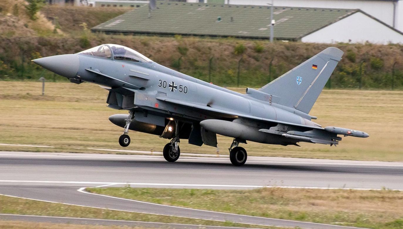 Niemiecki samolot Eurofighter (fot. Shutterstock)