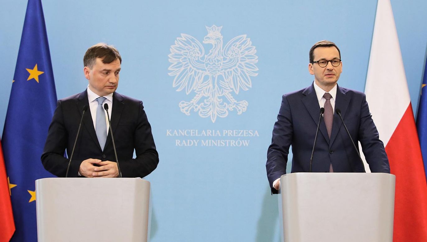 Morawiecki będzie bronił ministra Ziobro z mównicy Sejmowej – zapewnia Jarosław Kaczyński (fot. PAP/Leszek Szymański)