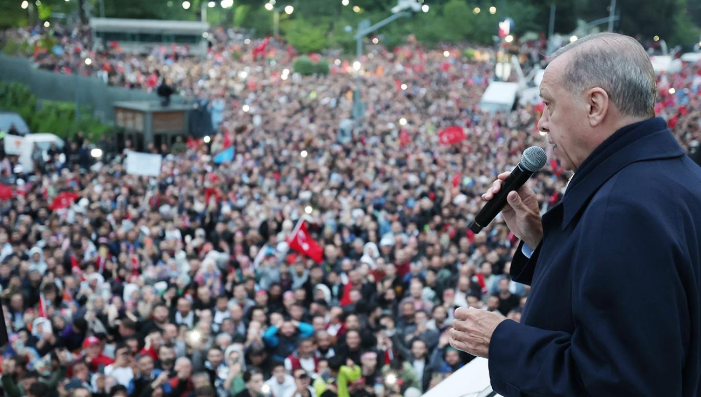 Turcy wybrali prezydenta (fot. Turkish Presidency / Murat Cetinmuhurdar / Handout/Anadolu Agency via Getty Images)