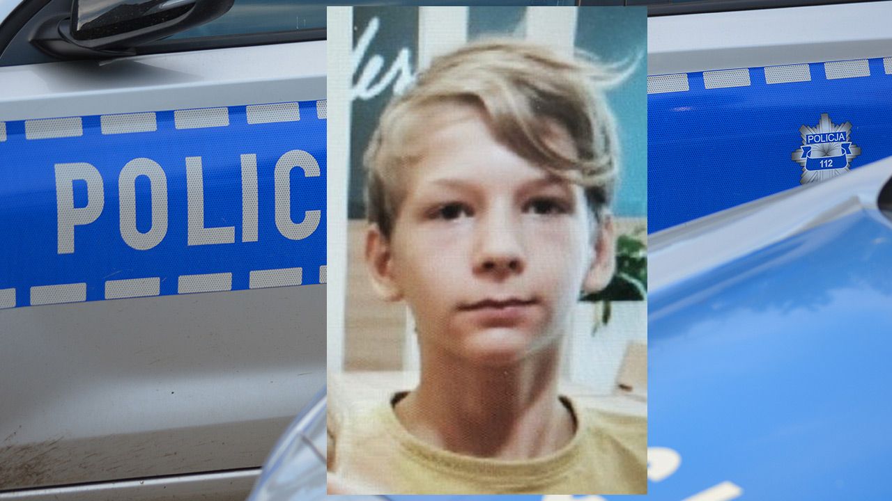 Zaginiony 13-letni Kacper Draguła (fot. Shutterstock; policja)