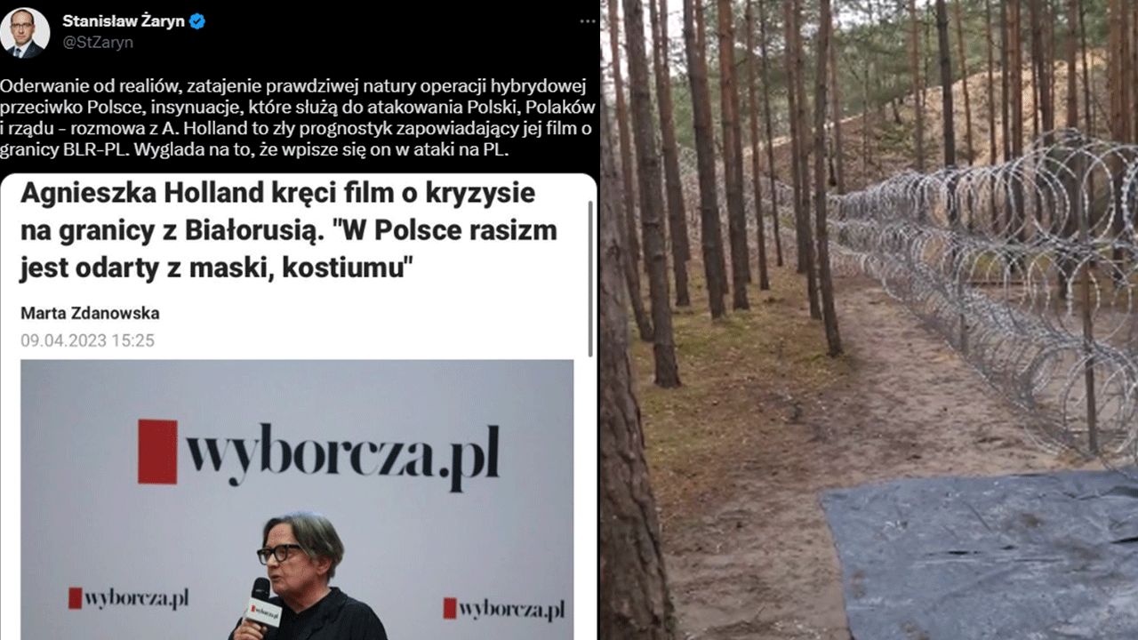 La película de Agnieszka Holland sobre los inmigrantes en la frontera entre Polonia y Bielorrusia.  Stanisław Żaryn: Desapego de la realidad, ocultando la verdad sobre el proceso híbrido