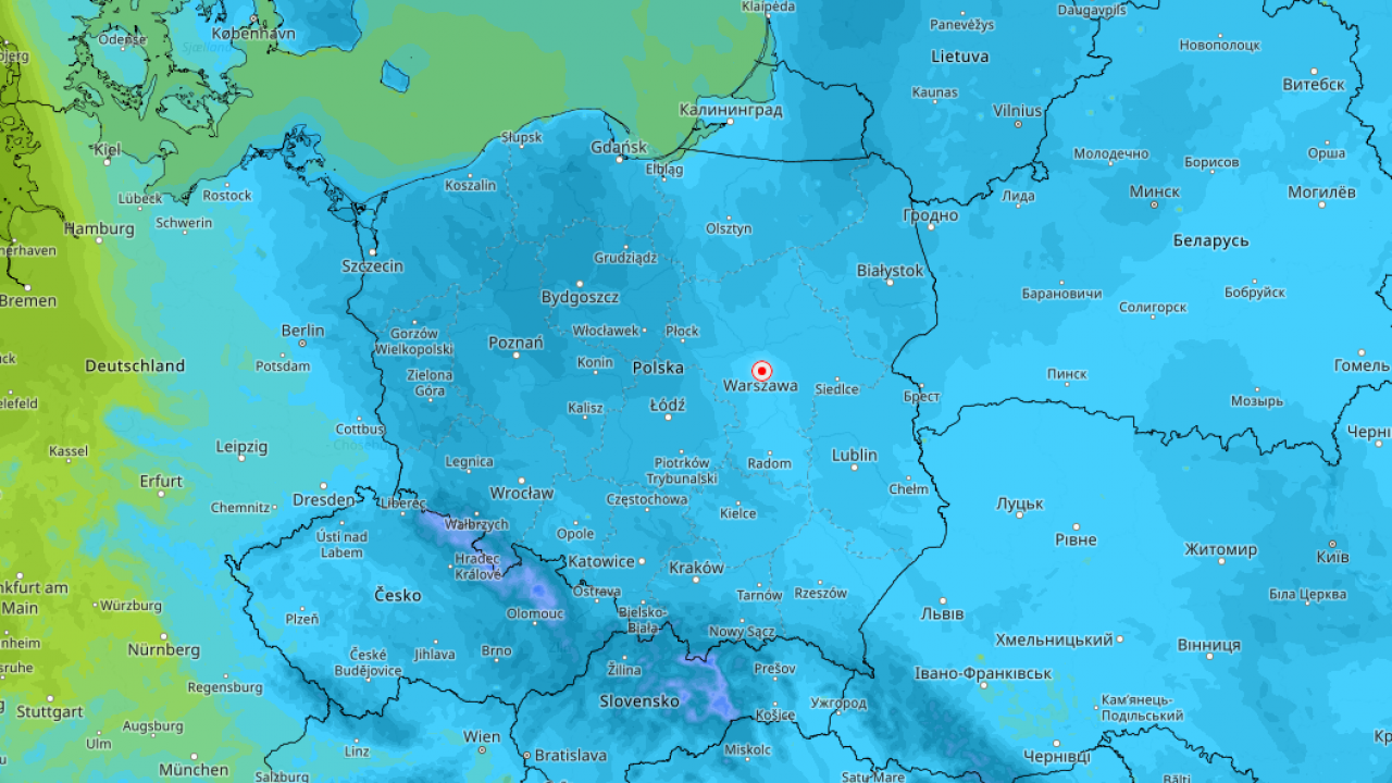 IMGW o prognozie pogody na kolejne dnim (fot. meteo.imgw.pl)