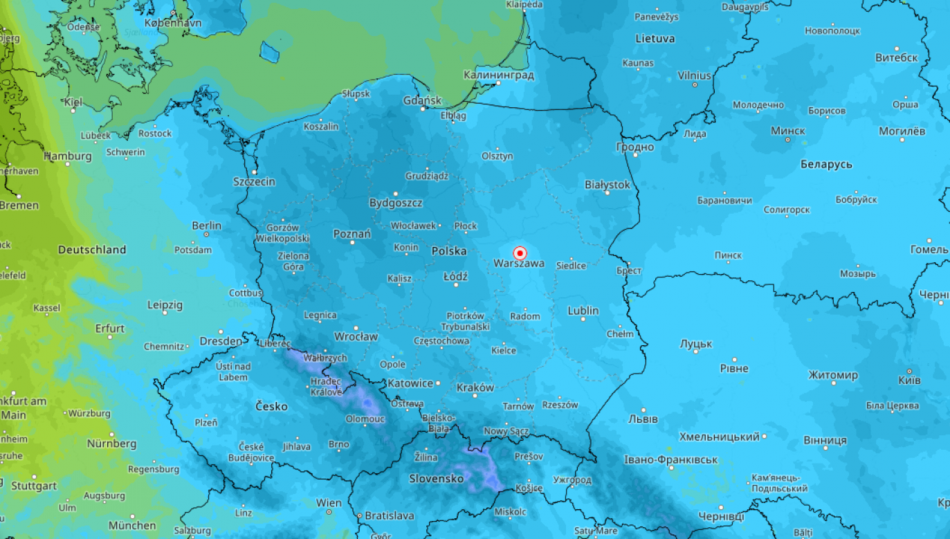 IMGW o prognozie pogody na kolejne dnim (fot. meteo.imgw.pl)
