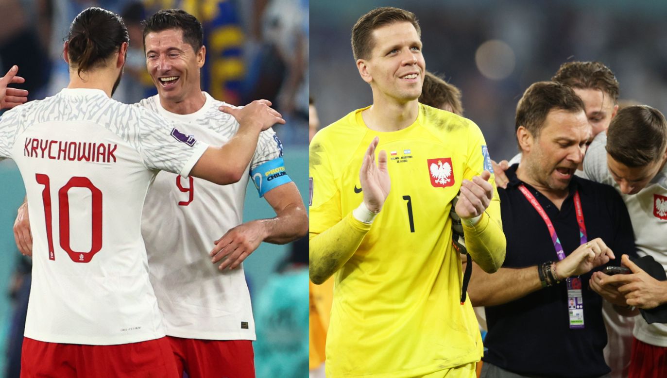 Wojciech Szczęsny, Robert Lewandowski i Grzegorz Krychowiak chwilę po meczu z Argentyną (fot. Getty Images)