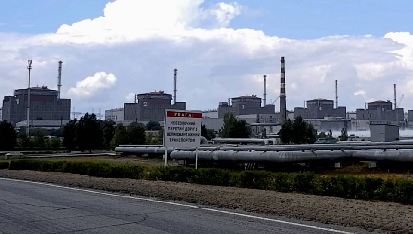 Zaporoska Elektrownia Atomowa jest okupowana przez Rosjan (fot. PAP/EPA/RUSSIAN EMERGENCIES MINISTRY)