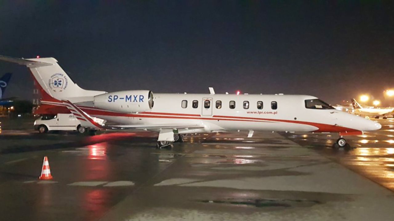 Learjet 75 Liberty  ma zapewnić szybszy i bardziej komfortowy transport pacjentów (fot. LPR)