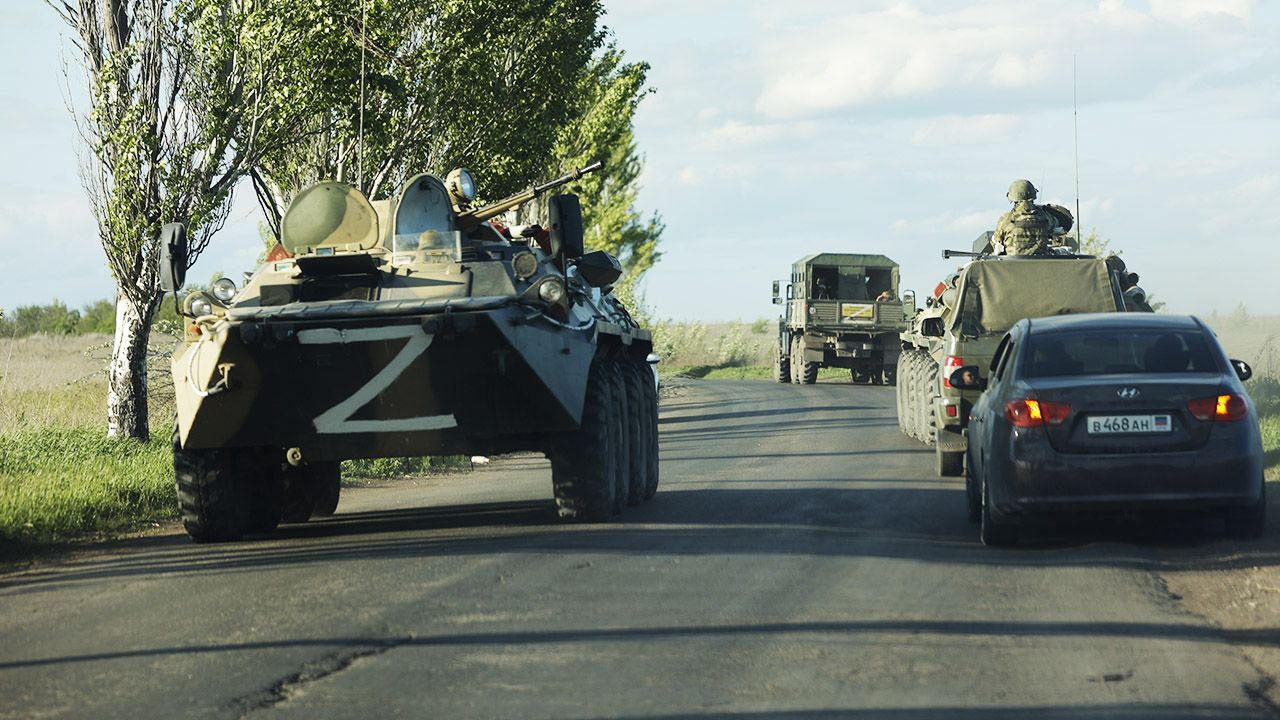 Działania rosyjskie są prowadzone w sposób agresywny (fot. Leon Klein/Anadolu Agency via Getty Images)