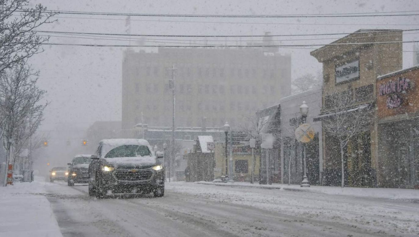 50 mln Amerykanów otrzymało od poniedziałku różne ostrzeżenia z powodu zimowej pogody (fot. Adam J. Dewey/Anadolu Agency via Getty Images)