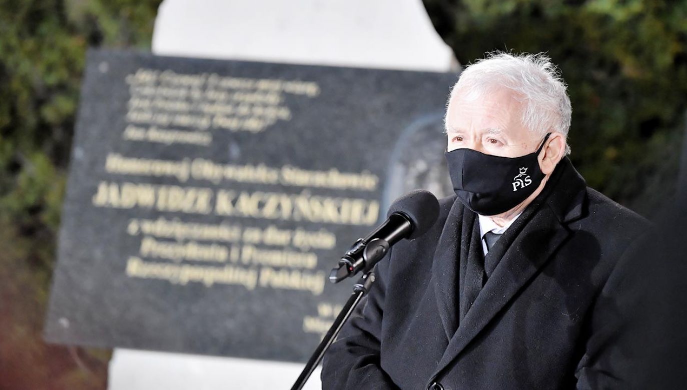 Wicepremier Jarosław Kaczyński przypomniał o błędzie, jakim był brak rozliczeń po 1989 r. (fot. PAP/Piotr Polak)