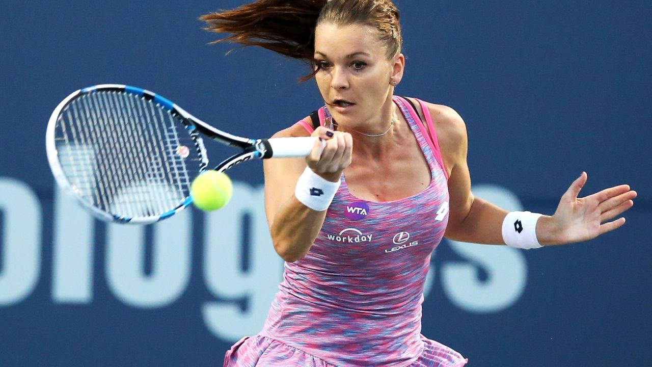 Tenis, WTA New Haven, finał A. Radwańska E. Switolina TVP SPORT