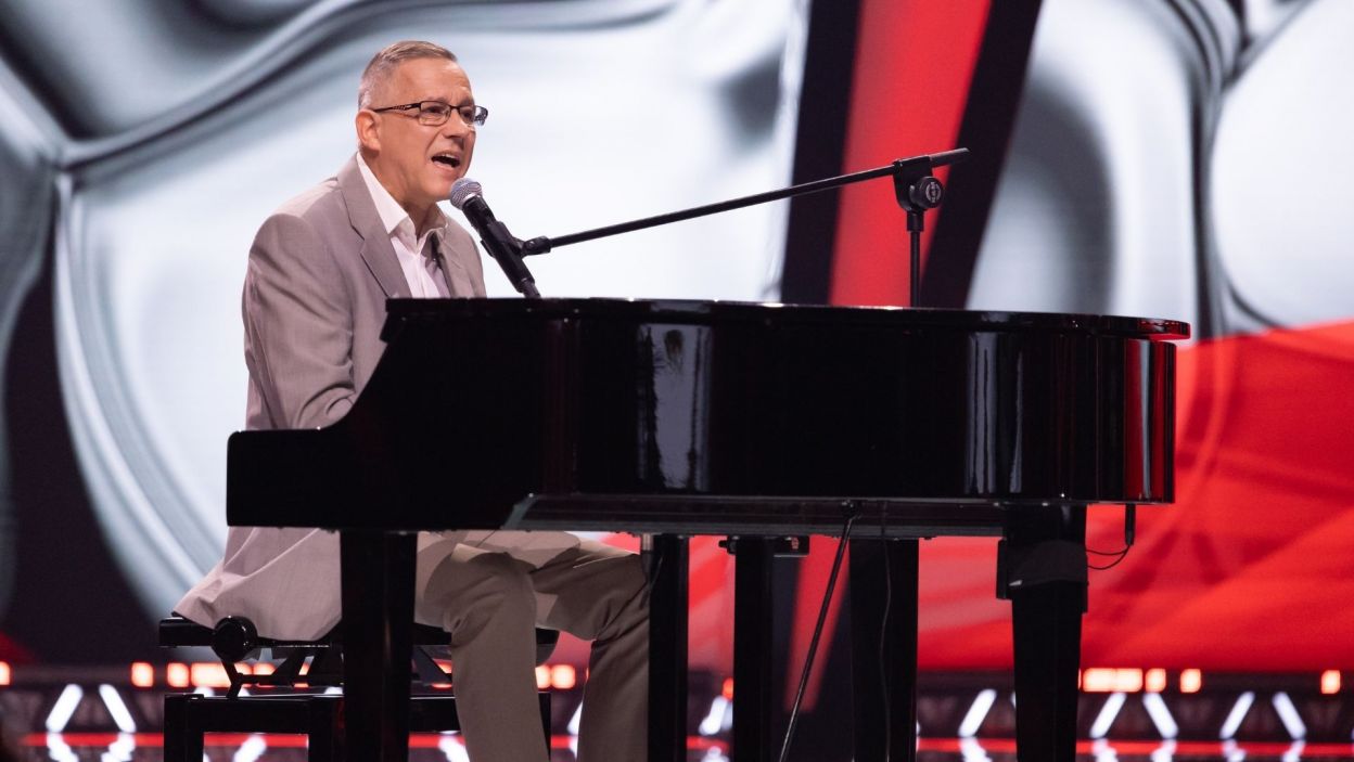 Paweł Jarosz, podopieczny Tatiany Okupnik, wykonał „I Just Called to Say I Love You” Steviego Wondera i zajął miejsce Andrzeja Grądkiewicza. Fot. Arsen Petrovych/ TVP