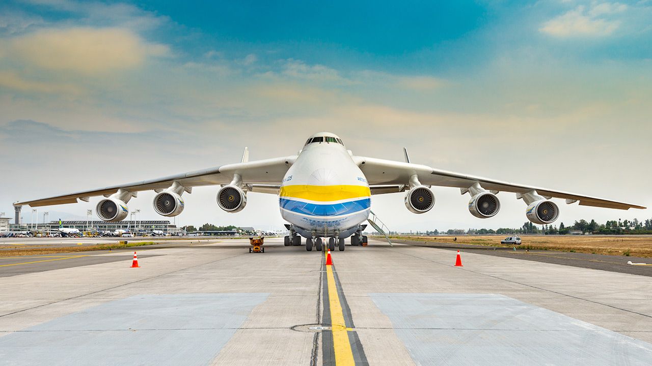 An-225 Mrija znajdował się na lotnisku w Hostomlu pod Kijowem (fot. Shutterstock)