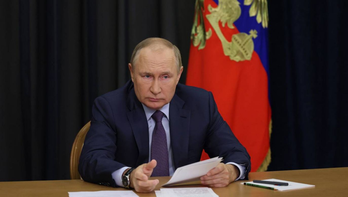 Rosyjski dyktator Władimir Putin (fot. PAP/EPA/GAVRIIL GRIGOROV / SPUTNIK / KREMLIN POOL)