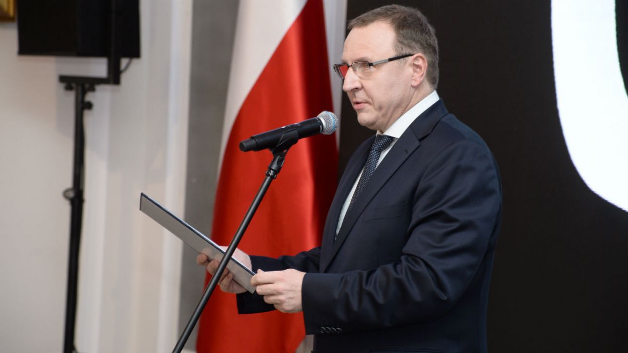 Prezes TVP Jacek Kurski podziękował prezydentowi Andrzejowi Dudzie za pomoc przy realizacji spektaklu (fot. Jan Bogacz/TVP)