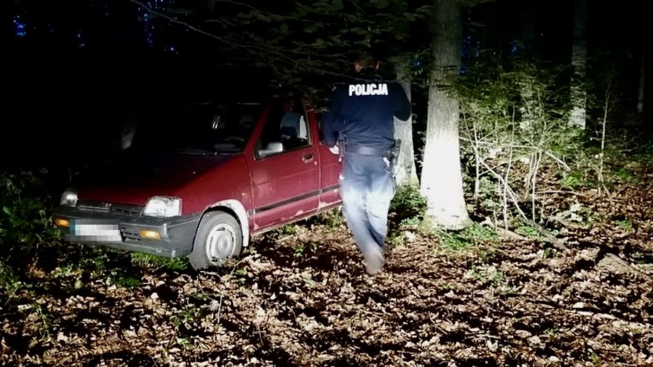 94latek pojechał autem do lasu na grzyby i zaginął
