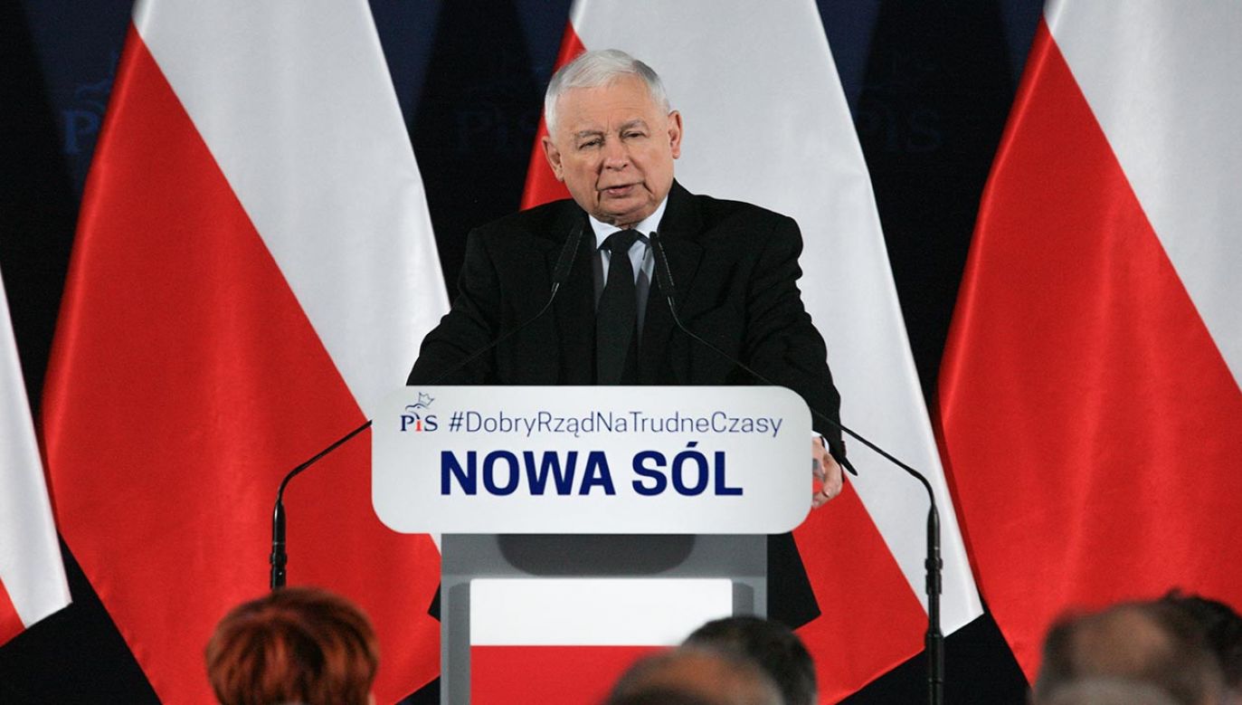 Prezes PiS Jarosław Kaczyński (fot.  PAP/Lech Muszyński)