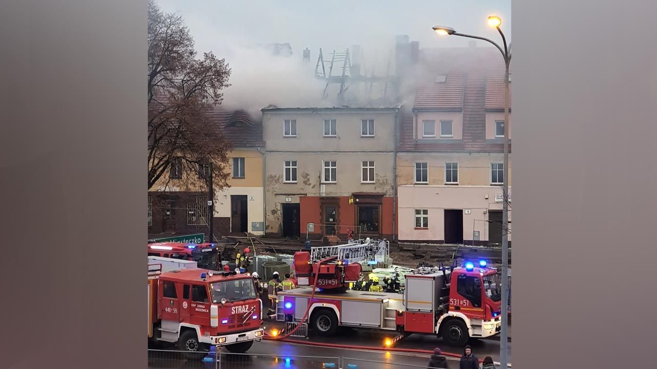 Z trzech budynków w centrum miasta ewakuowano 26 osób (fot. Urząd Miejski w Przemkowie)