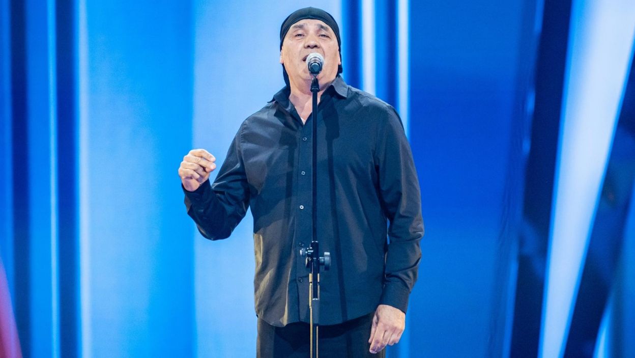 Mirosław Dymitrak wykonał przed trenerami utwór „Nie ma, nie ma ciebie” autorstwa Gorana Bregovicia i Kayah. Fot. TVP