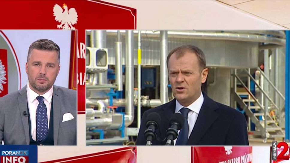 Co Donald Tusk mówił o sprzedaży Lotosu, kiedy był premierem? (fot. TVP Info)