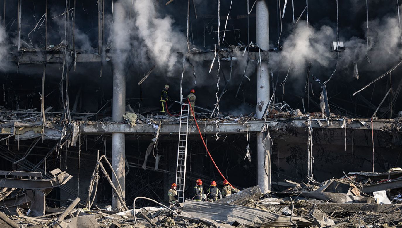 Są informacje o zniszczeniach obiektu infrastruktury (fot. Andriy Dubchak / dia images via Getty Images, zdjęcie ilustracyjne)