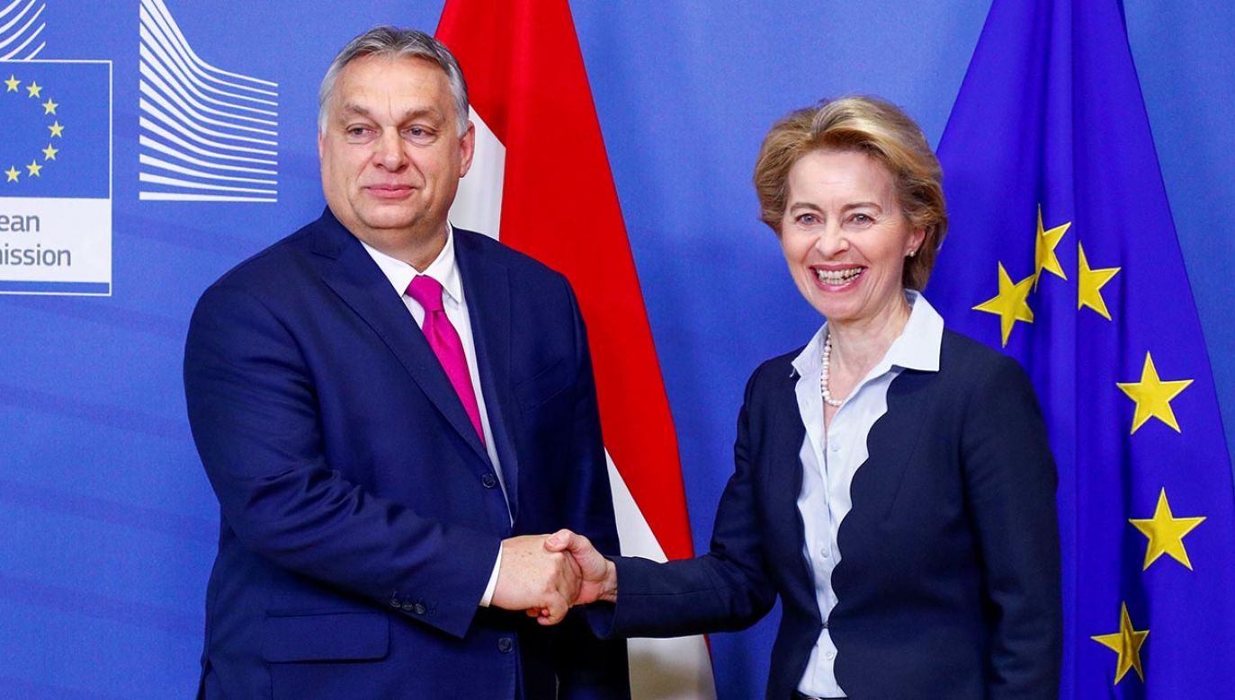 Viktor Orban, Ursula von der Leyen (fot. FRANCOIS LENOIR / Reuters / Forum)