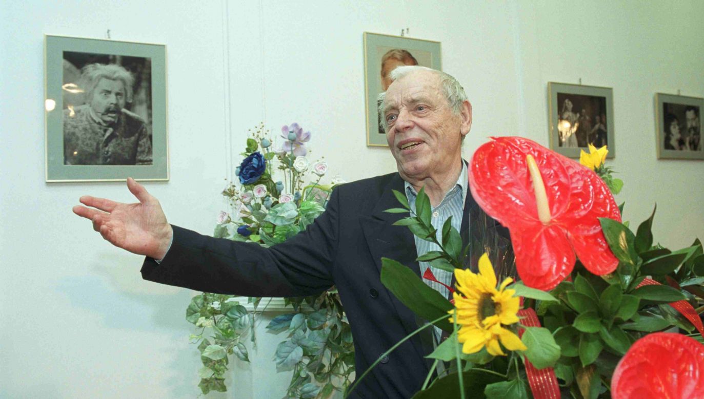 Bernard Ładysz, meeting with the artist, 2002. Photo Ireneusz Sobieszczuk / TVP Kultura