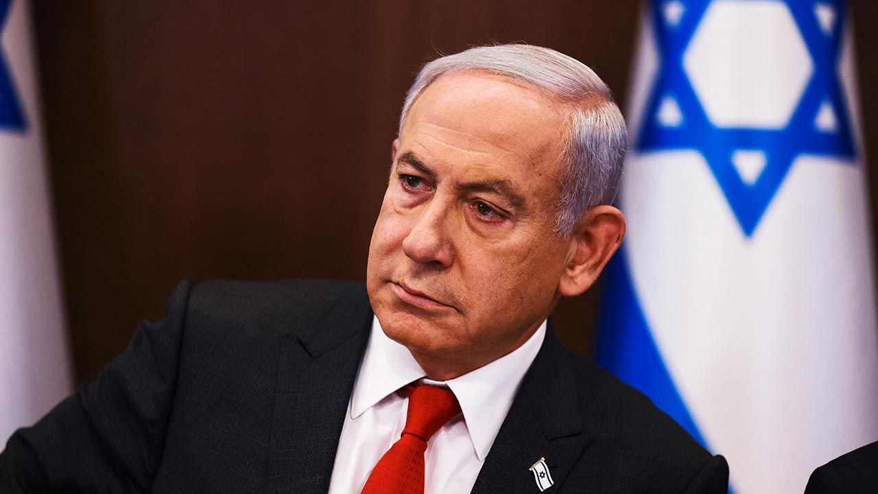 Benjamin Netanjahu (fot.  RONEN ZVULUN / Reuters / Forum)