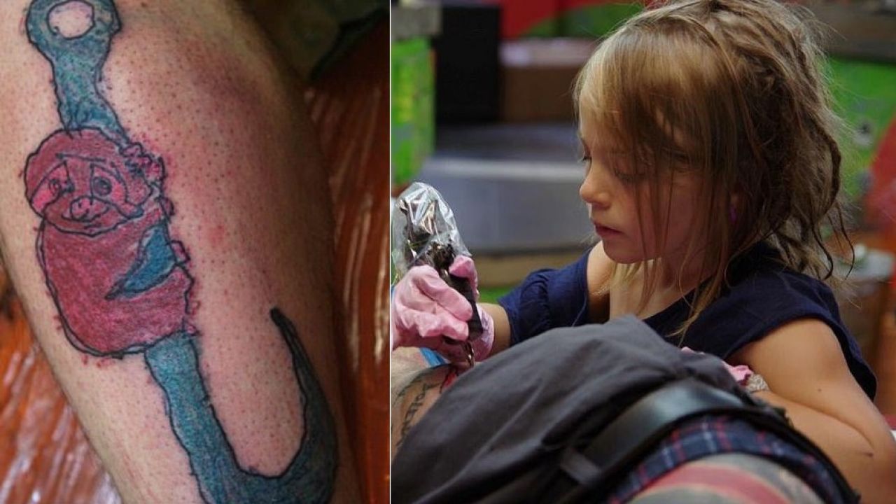 Maya Lu po raz pierwszy wzięła pistolet do tatuażu w wieku dwóch lat (fot. YT/Lilly Lu)