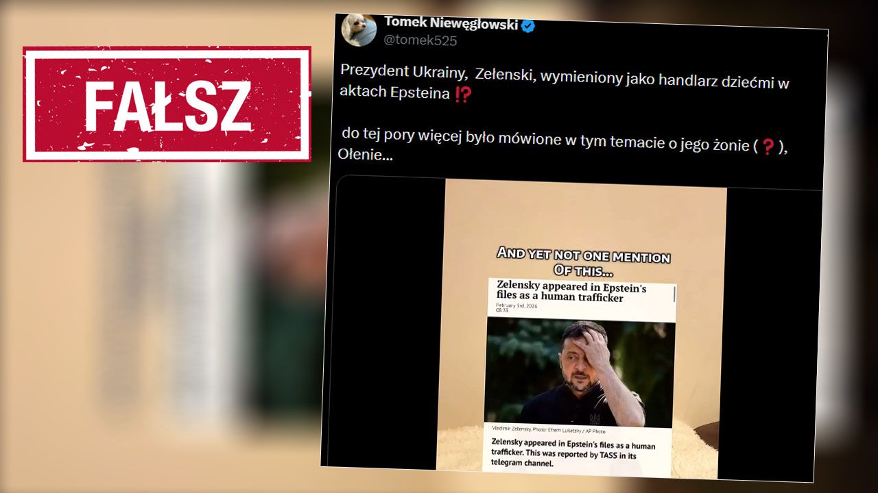 Zełenski w ogniu fake newsów. Fałszywe doniesienia o handlu dziećmi
