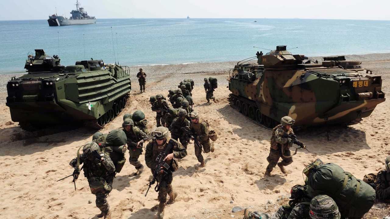 Będą to dziewiąte wspólne ćwiczenia armii USA i Korei Płd. (fot. arch. PAP/EPA/KIM NAM-HO)