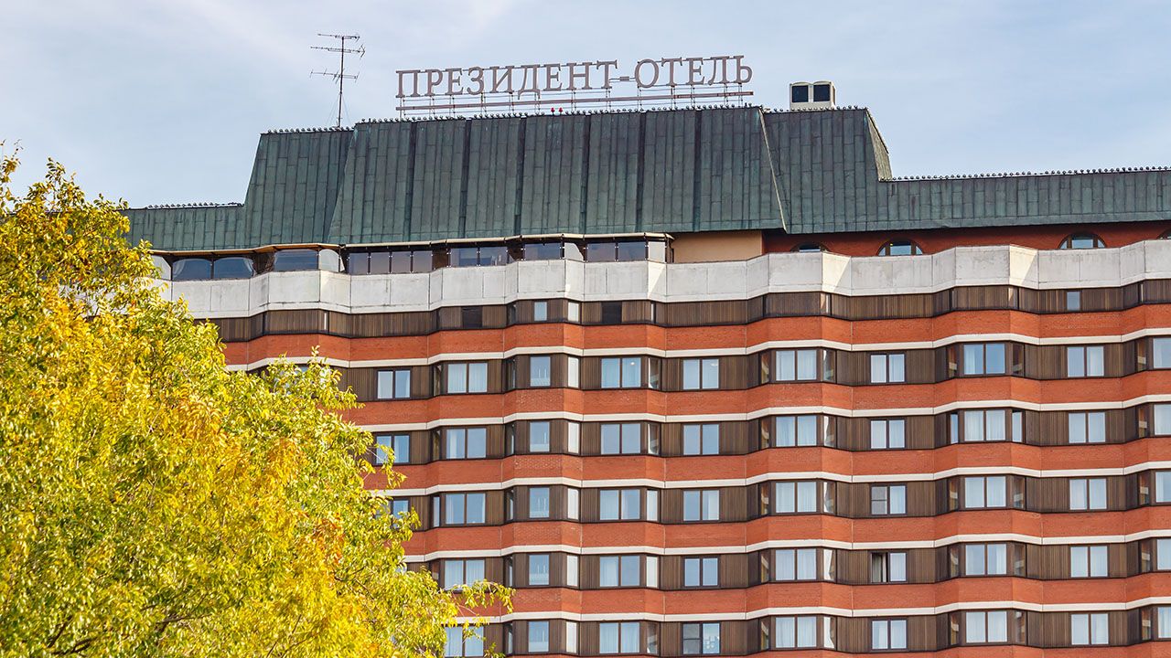 Do wypadku doszło w hotelu Prezydent w centrum Moskwy (fot. Shutterstock/Vladimir Zhupanenko)