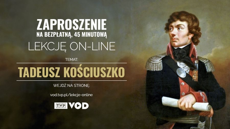 Klasa 4 Sprawdzian Z Historii Tadeusza Kościuszki Kos - lekcja historii online o losach Tadeusza Kościuszki i upadku