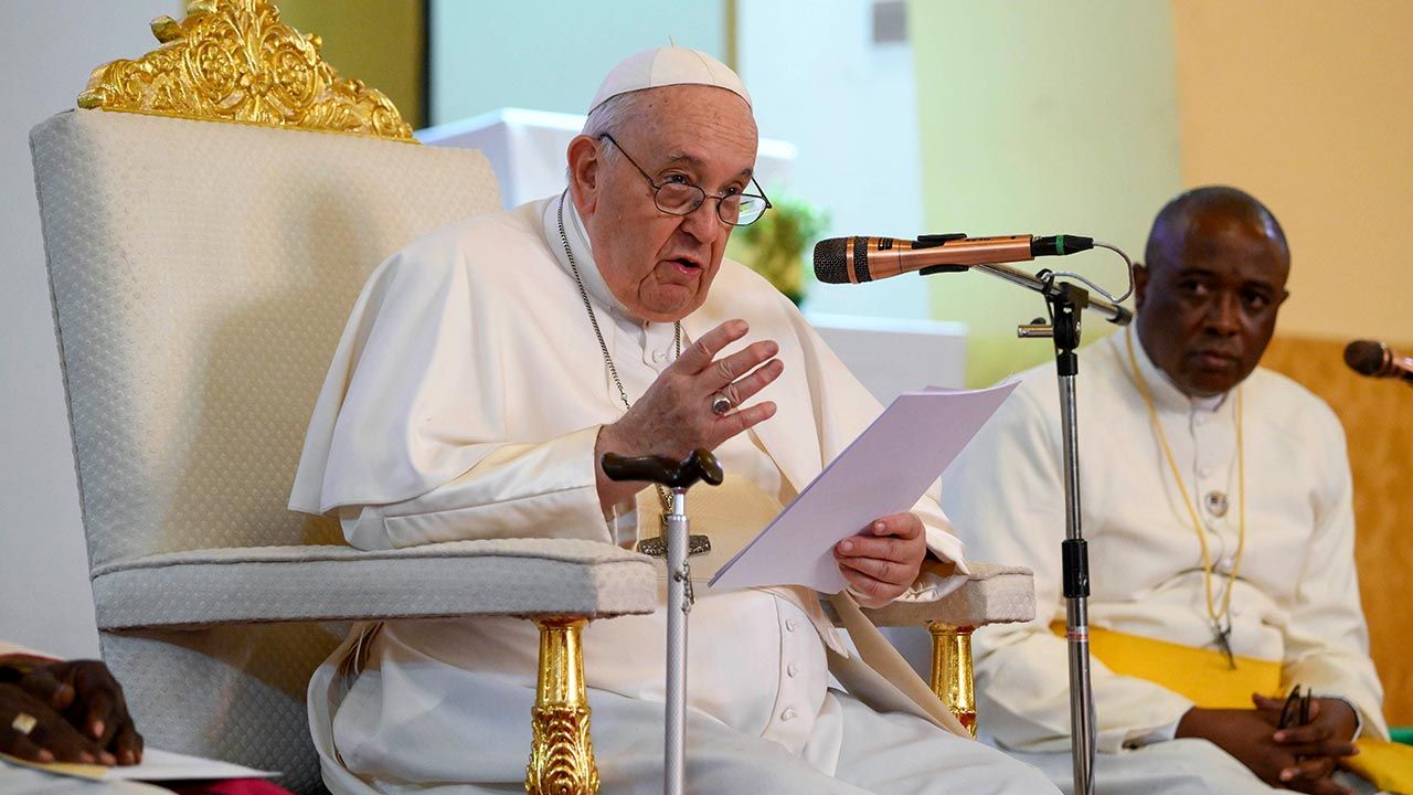 Papież Franciszek odwiedził Sudan Południowy (fot. Vatican Media via Vatican Pool/Getty Images)