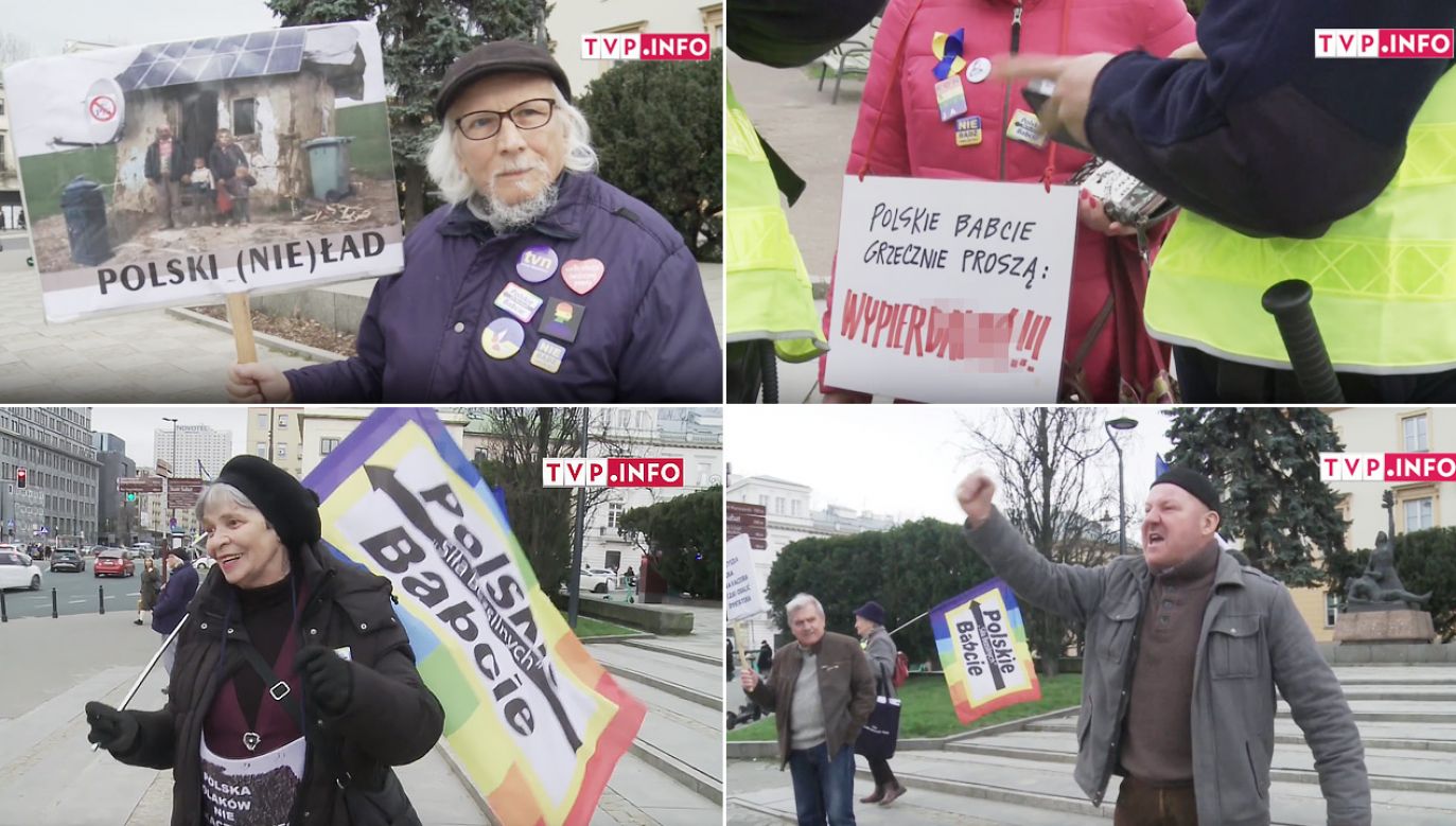 Manifestacja w Warszawie (fot. portal tvp.pl)