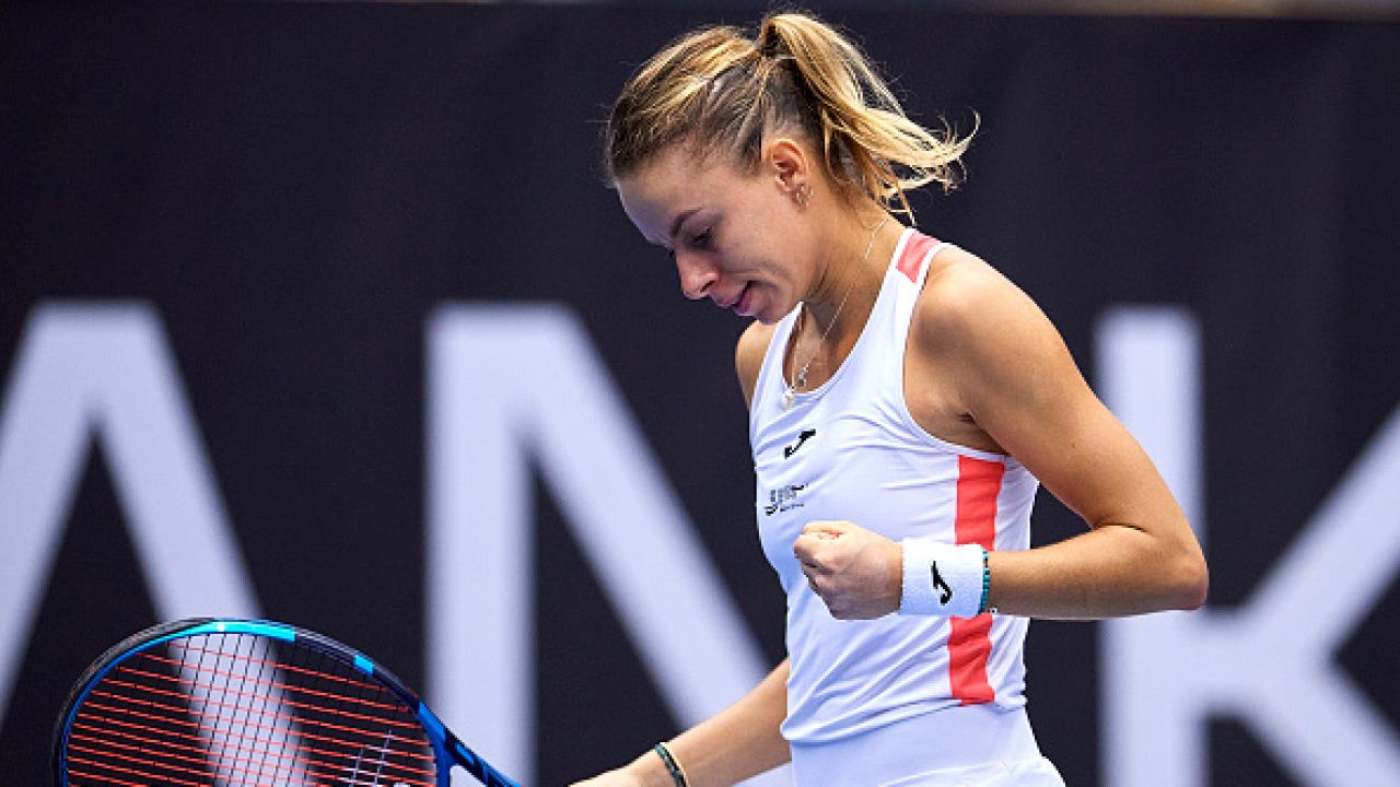 Polska tenisistka pokonała Łotyszkę (fot. Getty Images)