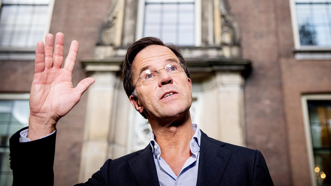 Premier Holandii Mark Rutte (fot. Patrick van Katwijk/BSR Agency/Getty Images)