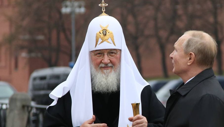 Patriarcha Cyryl popiera putinowską agresję na Ukrainę (fot.  Mikhail Svetlov/Getty Images)