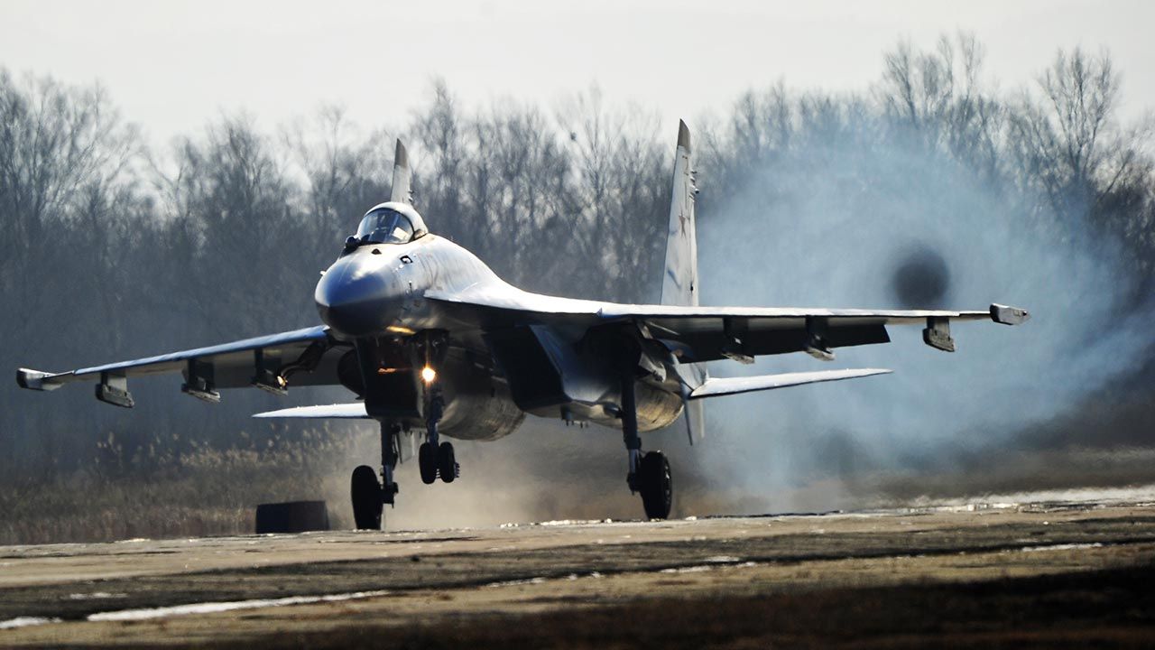 Myśliwiec Su-35S (fot. Yuri Smityuk\TASS via Getty Images)